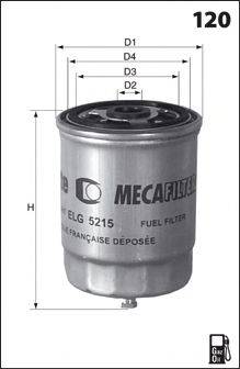 Фильтр топливный MECAFILTER ELG5527