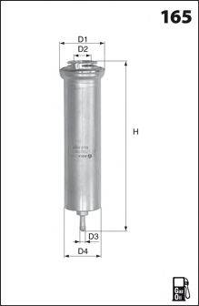 Фильтр топливный MECAFILTER ELG5432