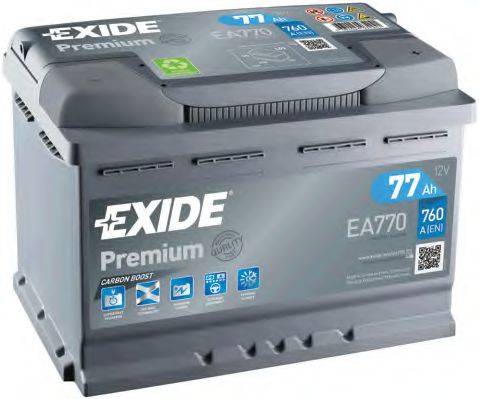 АКБ (стартерная батарея) EXIDE EA770