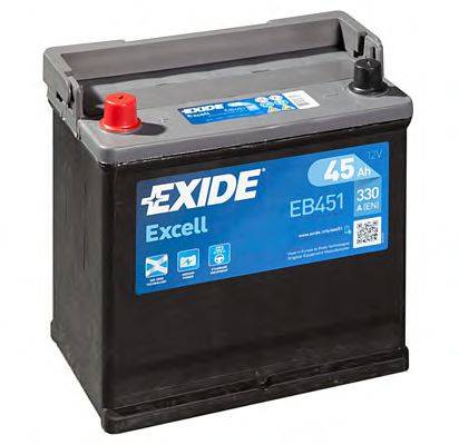 АКБ (стартерная батарея) EXIDE EB451