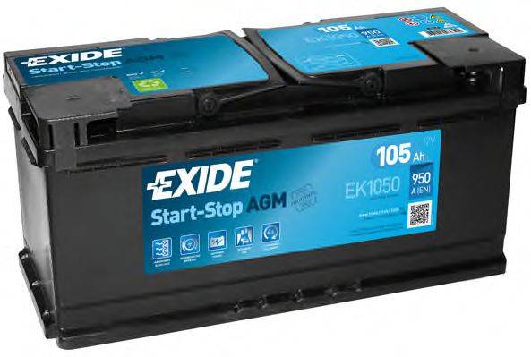 АКБ (стартерная батарея) EXIDE EK1050