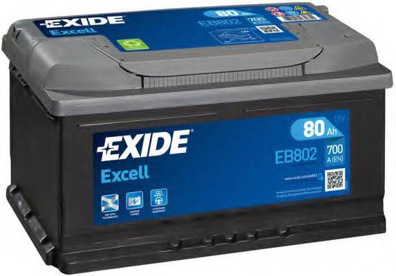АКБ (стартерная батарея) EXIDE EB802