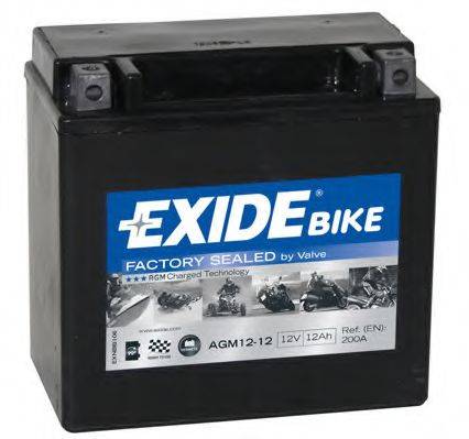 АКБ (стартерная батарея) EXIDE AGM1212