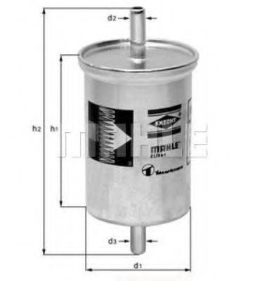 Фильтр топливный MAHLE ORIGINAL KL2