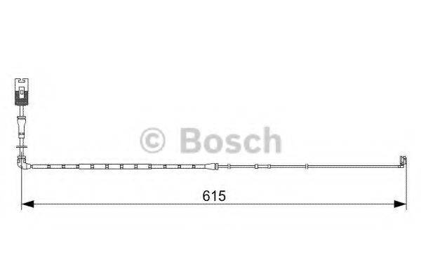 Датчик износа (тормозные колодки) BOSCH 1987473056