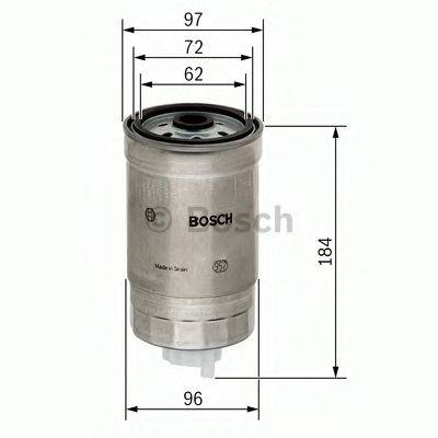 Фильтр топливный BOSCH F026402036