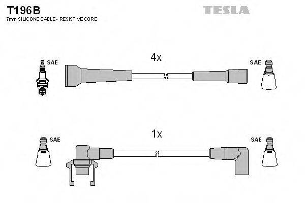 Провода зажигания TESLA T196B