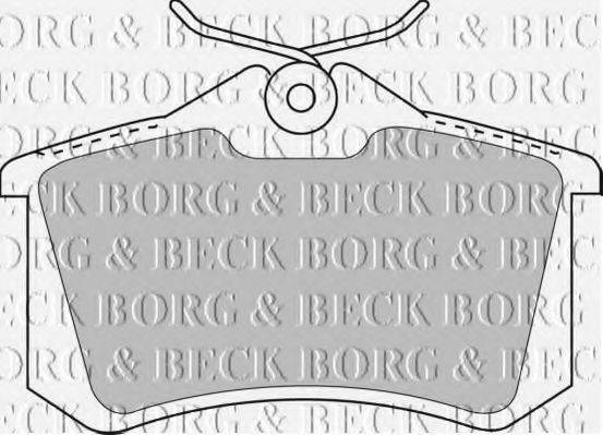 Колодки тормозные BORG & BECK BBP1512