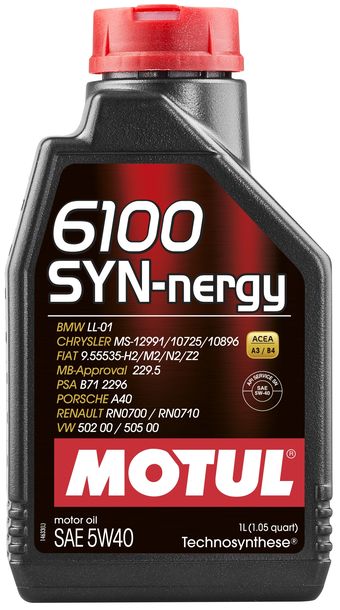 Масло моторное Technosynthese 6100 Syn-nergy SAE 5W40 (1L)