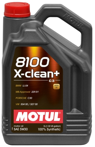 Масло моторное синтетическое 8100 X-clean+ 5W30 (5L)