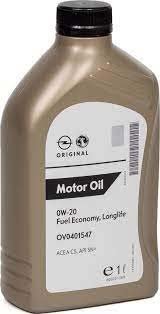 Масло моторное синтетическое General Motors «Fuel Economy, Longlife 0W-20 C5 SN+», 1л.
