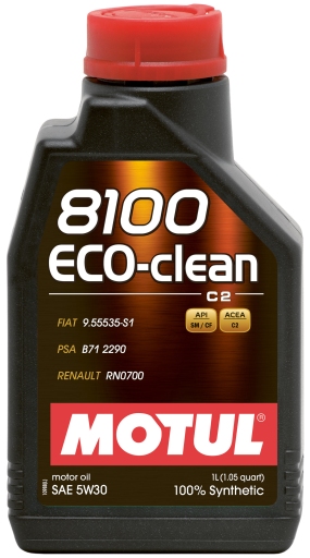 Масло моторное синтетическое 8100 Eco-clean 5W-30 1л