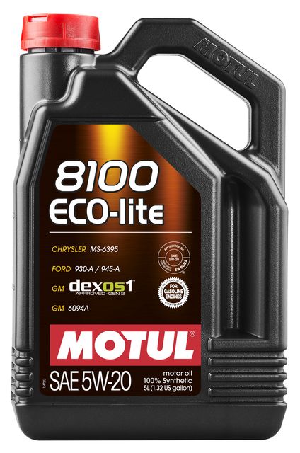Масло моторное синтетическое MOTUL 8100 Eco-lite SAE 5W20 (5L)