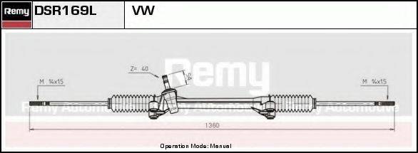 DELCO REMY DSR169L Рулевой механизм