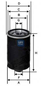 Масляный фильтр двигателя UFI 2315603