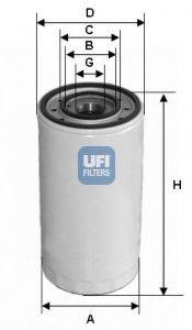 Масляный фильтр двигателя UFI 23.303.00