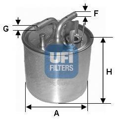 Фильтр топливный UFI 2400200