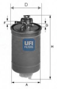 Фильтр топливный UFI 2400300
