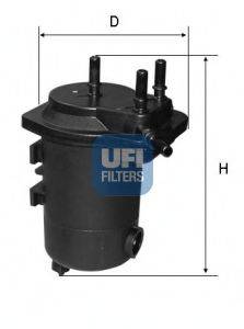 Фильтр топливный UFI 2405100