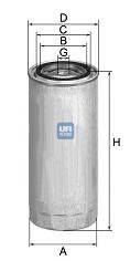 Фильтр топливный UFI 2430700