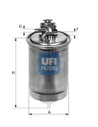 Фильтр топливный UFI 2436501