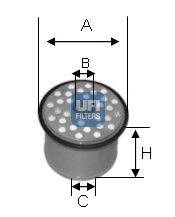 Фильтр топливный UFI 2439000