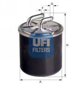 Фильтр топливный UFI 2443600