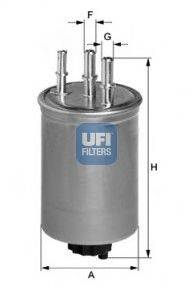 Фильтр топливный UFI 24.445.00