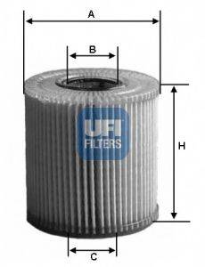 Масляный фильтр двигателя UFI 25.001.00