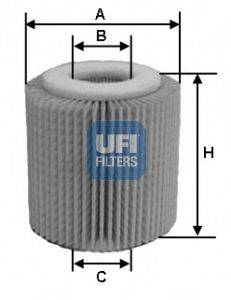 UFI 2505600 Масляный фильтр двигателя