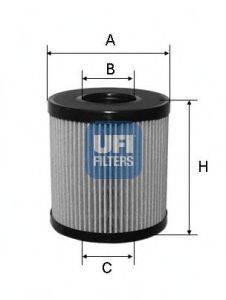 Масляный фильтр двигателя UFI 2506000