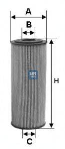 UFI 2509900 Масляный фильтр двигателя