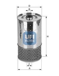 Масляный фильтр двигателя UFI 25.499.00