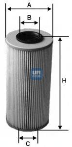 Масляный фильтр двигателя UFI 25.583.00