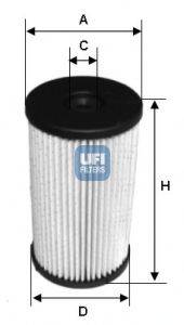 Фильтр топливный UFI 2600700
