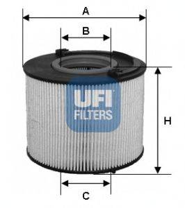 Фильтр топливный UFI 2601500