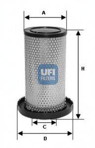 Фильтр воздушный двигателя UFI 27.175.00