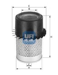 Фильтр воздушный двигателя UFI 2728200