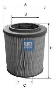 Фильтр воздушный двигателя UFI 2762800