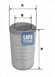 Фильтр воздушный двигателя UFI 2763000