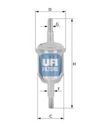 Фильтр топливный UFI 3101200