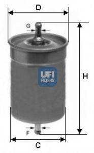 Фильтр топливный UFI 3150000