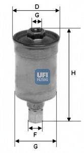 Фильтр топливный UFI 31.511.00