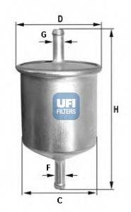 Фильтр топливный UFI 31.529.00