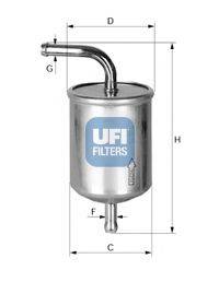 Фильтр топливный UFI 31.530.00