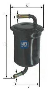 Фильтр топливный UFI 31.533.00