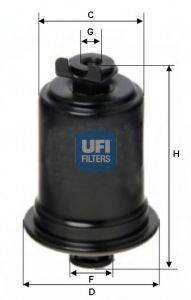 Фильтр топливный UFI 31.546.00