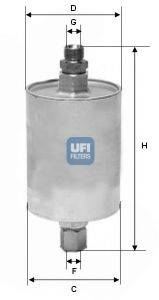 Фильтр топливный UFI 31.575.00