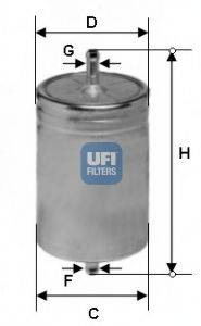Фильтр топливный UFI 31.583.00
