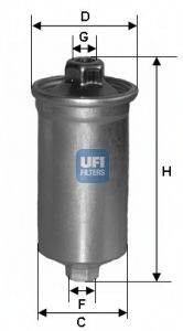 Фильтр топливный UFI 31.699.00